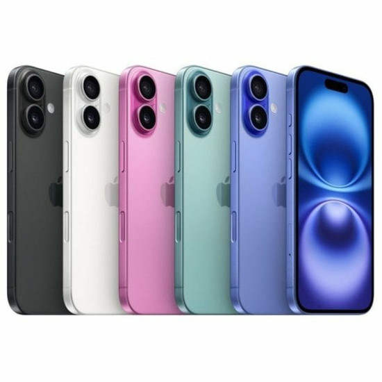 Apple iPhone 16 6.1" Hexa Core 8GB RAM 512GB Blue Smartphone