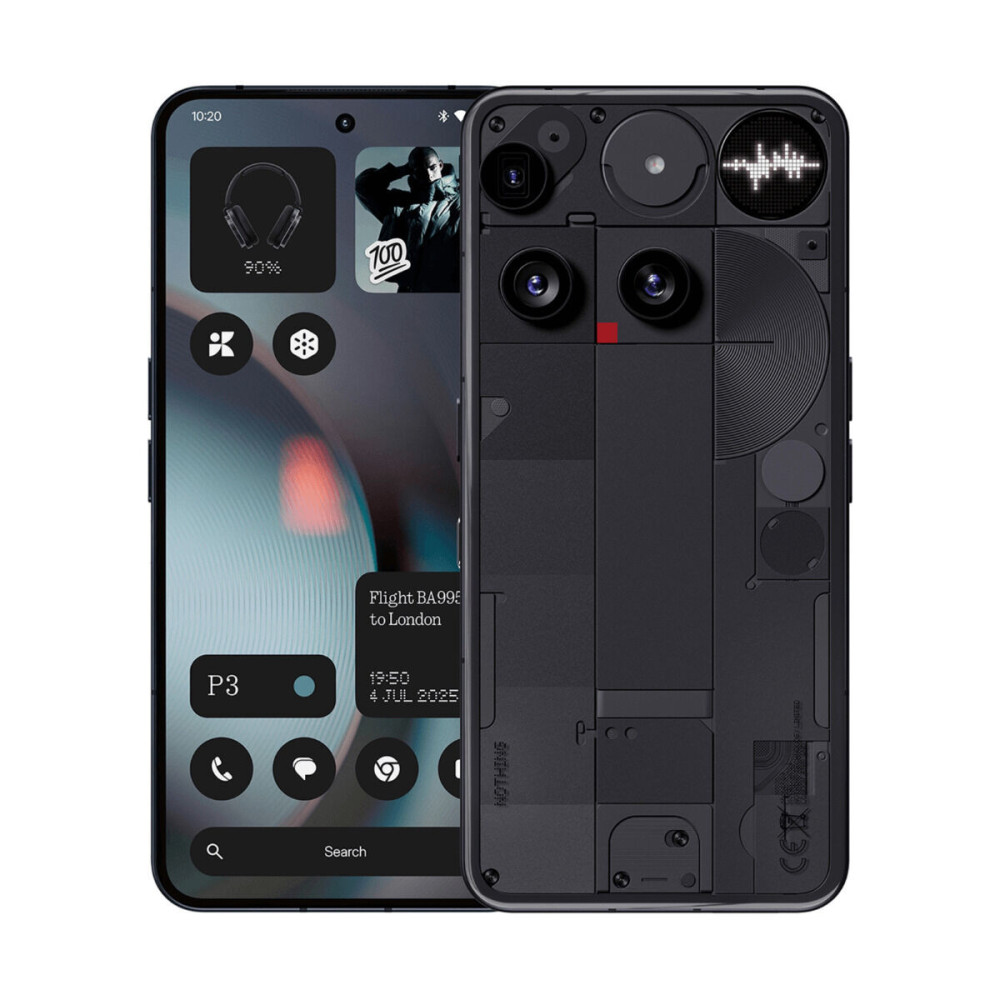 Nothing Phones Nothing PHONE 3 FLAGSHIP 6.67" 12GB RAM 256GB Black Smartphone