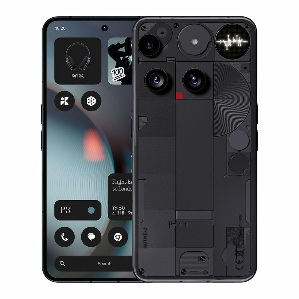 Nothing Phones Nothing PHONE 3 FLAGSHIP 6.67" 12GB RAM 256GB Black Smartphone