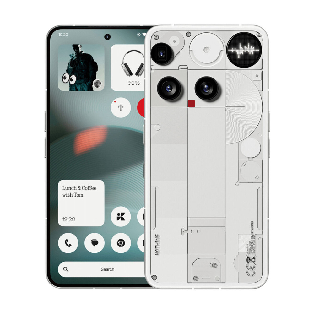 Nothing Phones Nothing PHONE 3 FLAGSHIP 6.67" 12GB RAM 256GB White Smartphone