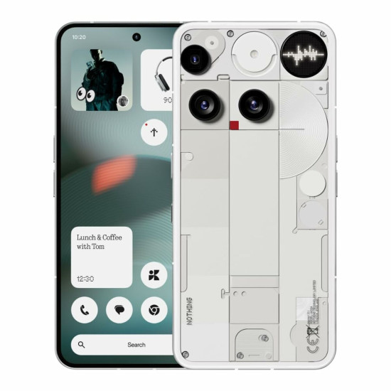 Nothing Phones Nothing PHONE 3 FLAGSHIP 6.67" 12GB RAM 256GB White Smartphone