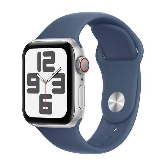 Apple Watch SE 1.57" Blue Silver 40 mm Smartwatch
