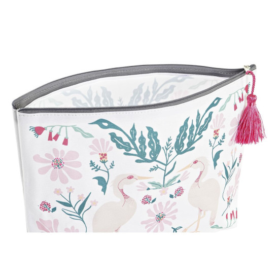 Toilet Bag DKD Home Decor White Beige Multicolour (2 Units)