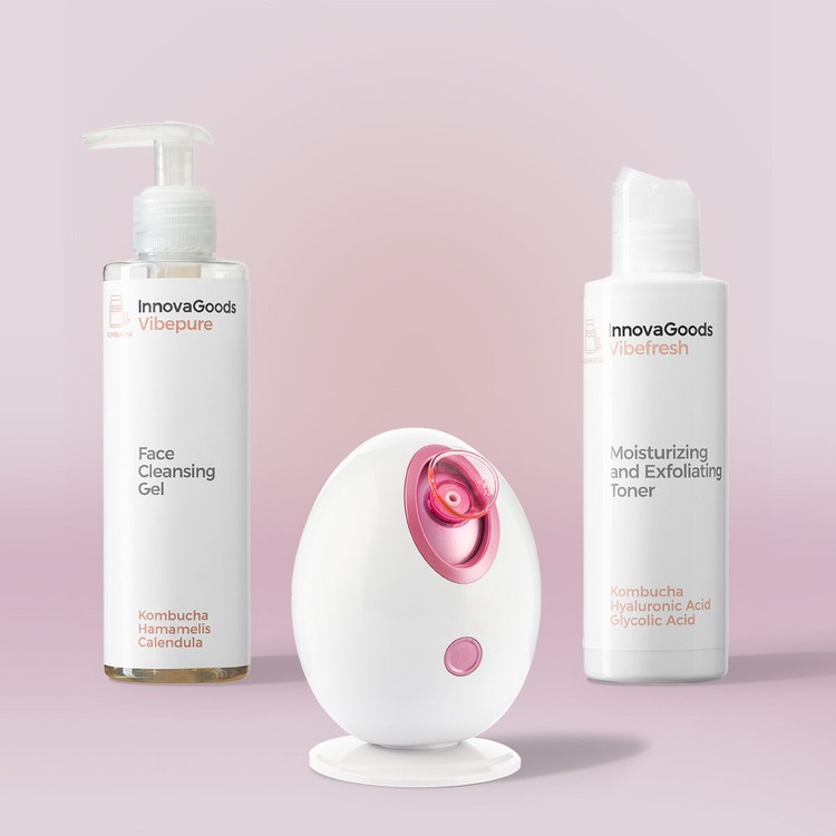 Deep Cleansing Facial Treatment Pack Kombucha InnovaGoods