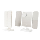 Rechargeable Triptych Makeup Mirror with Magnification and LED Light Miled InnovaGoods