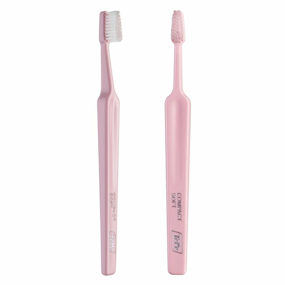 Toothbrush Tepe Compact Soft Light Pink