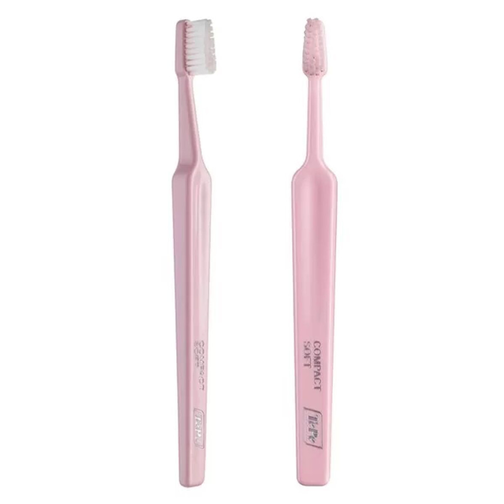 Toothbrush Tepe Compact Soft Light Pink