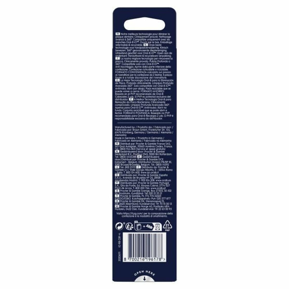 Replacement Head Oral-B iO Ultimate Clean Black