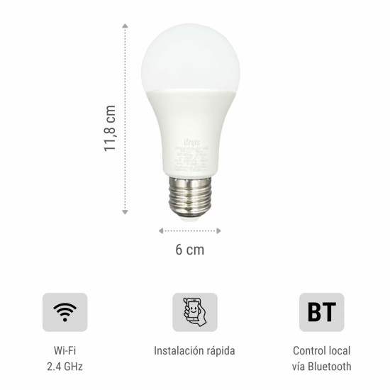 Konyks Smart Light bulb Konyks e27 White F E27 (6500 K) (1 Unit)