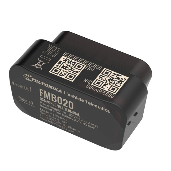 GPS locator Teltonika FMB020 Black