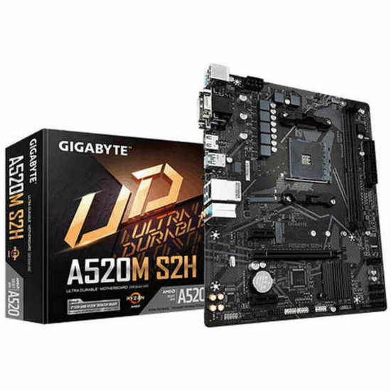 Motherboard Gigabyte A520M S2H AMD AM4 AMD A520 AMD