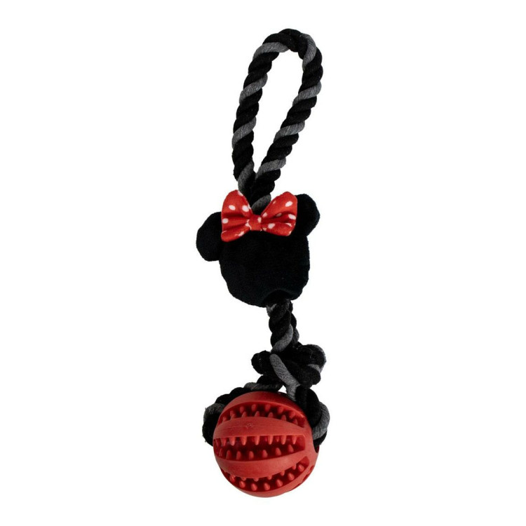 Dog toy Minnie Mouse Red Polyester Cotton TPR 10 x 30 x 7 cm 7 x 30 x 10 cm
