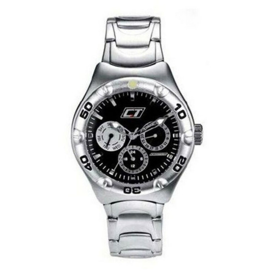 Unisex Watch Chronotech CC7051M-02M Black Grey