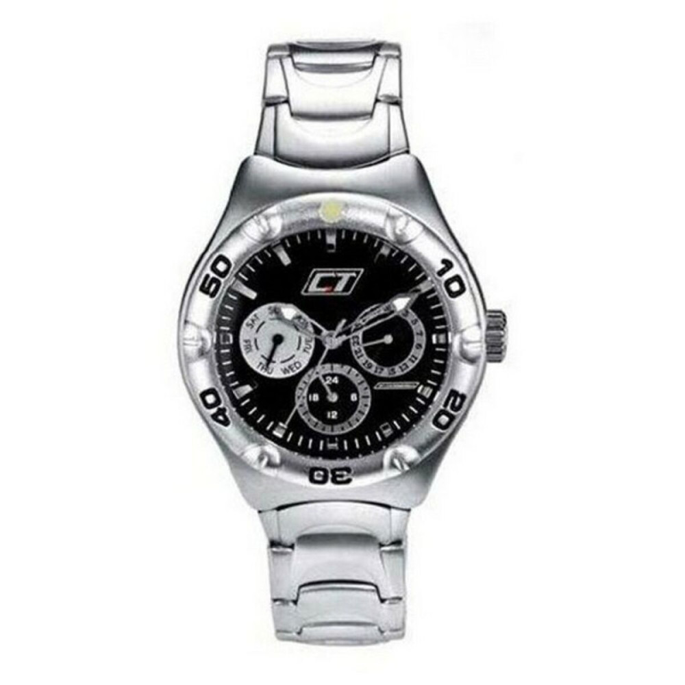 Unisex Watch Chronotech CC7051M-02M Black Grey