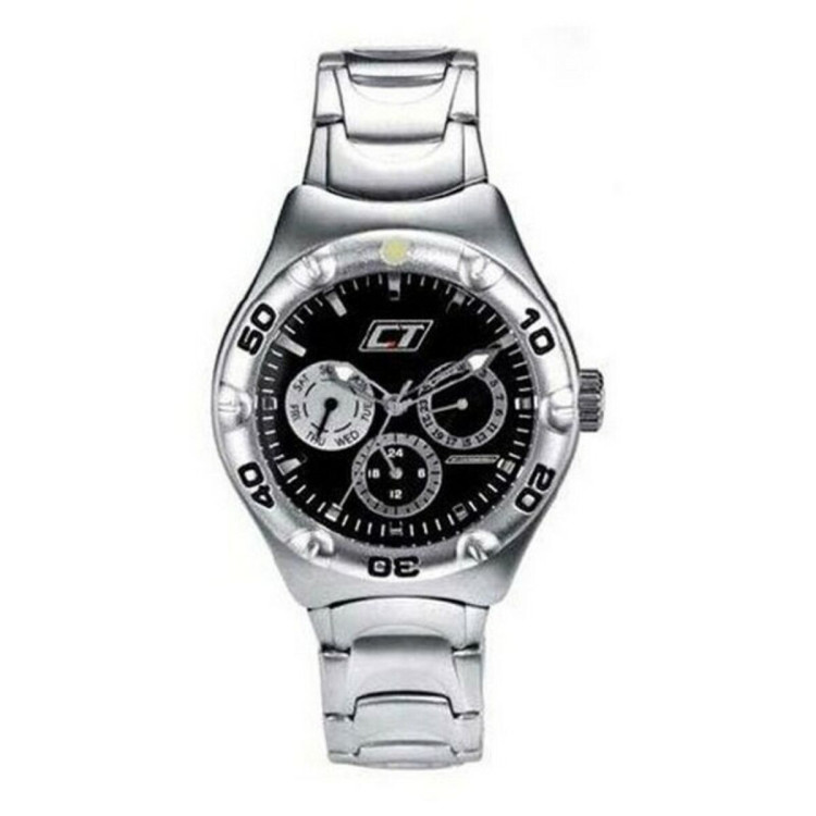 Unisex Watch Chronotech CC7051M-02M Black Grey